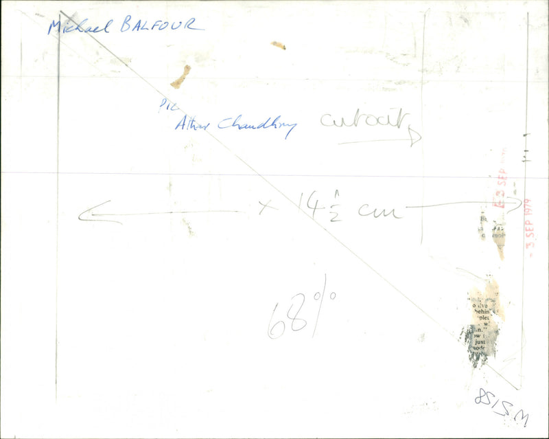 Michael Balfour - Vintage Photograph