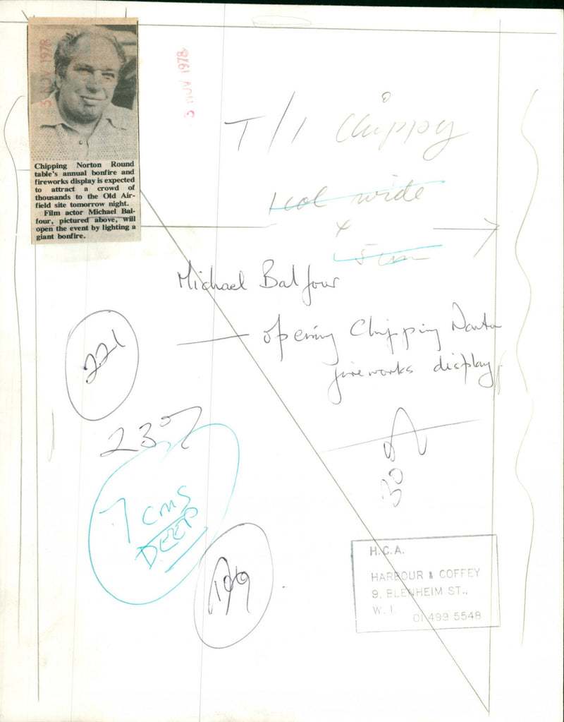 Michael Balfour - Vintage Photograph