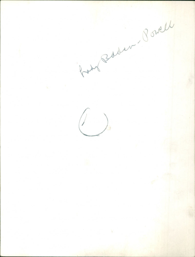 Lady Baden-Powell - Vintage Photograph