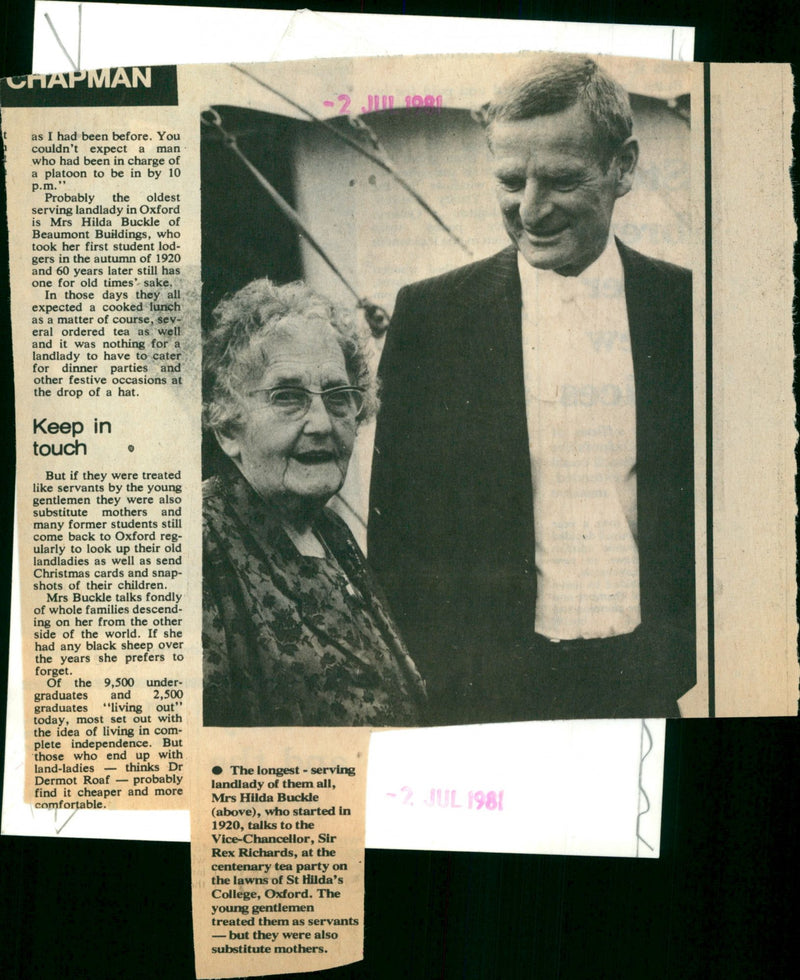 Hilda Buckle - Vintage Photograph