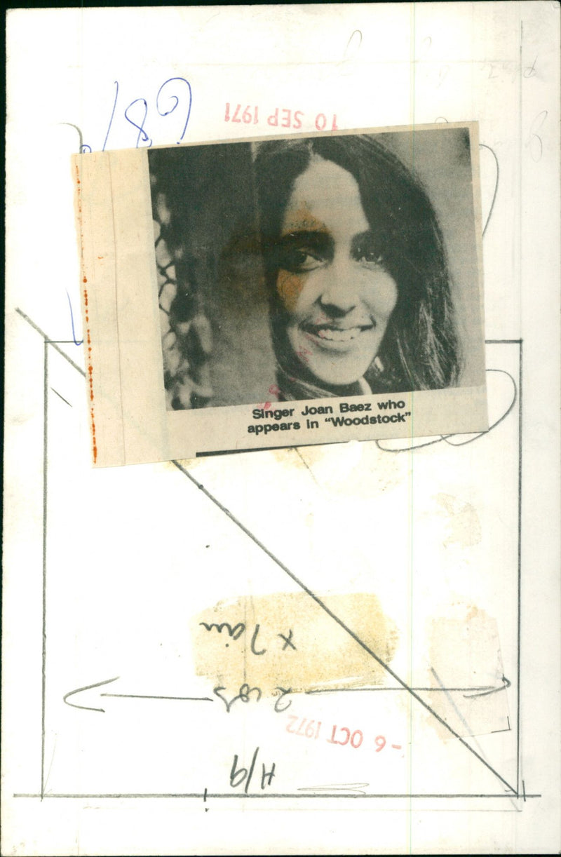 Joan Baez - Vintage Photograph