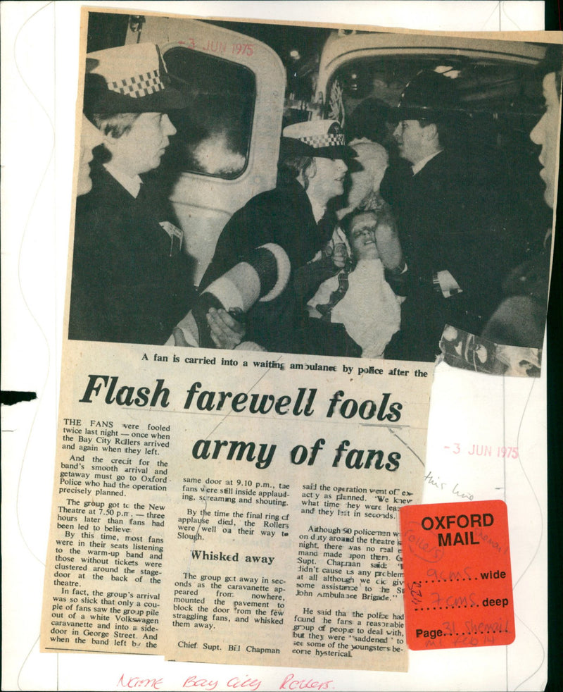 Bay City Rollers Fan - Vintage Photograph