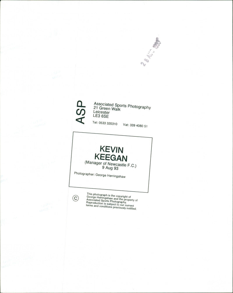 Kevin Keegan - Vintage Photograph