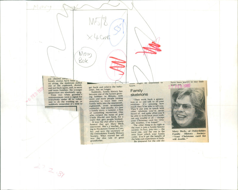 Mary Beck - Vintage Photograph