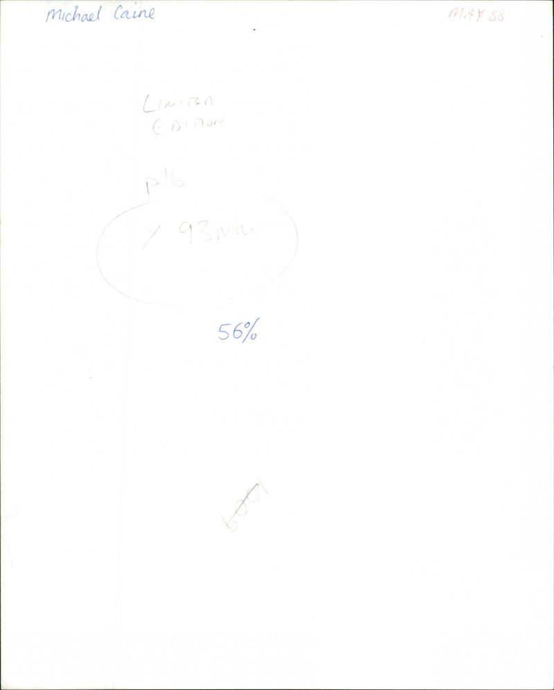 Michael Caine - Vintage Photograph