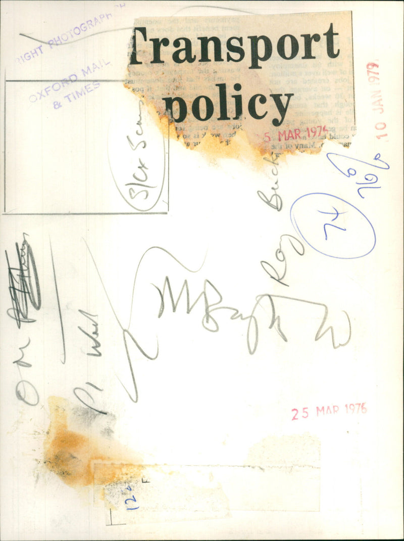 Ray Buckton - Vintage Photograph