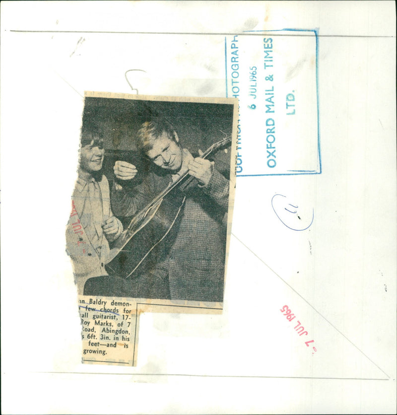 Long John Baldry - Vintage Photograph