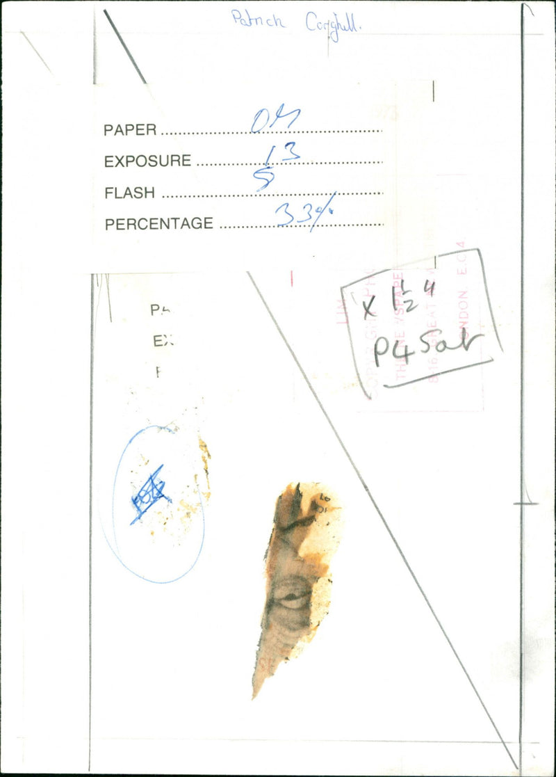 Patrick Cargill - Vintage Photograph