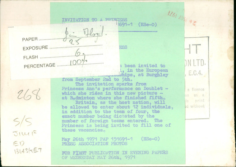 Princess Anne - Vintage Photograph