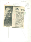 Joe Mercer - Vintage Photograph