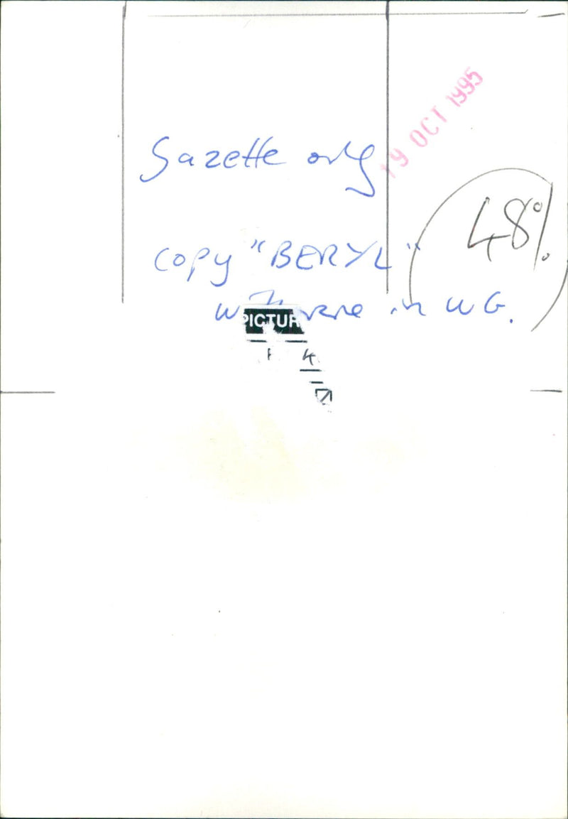 Beryl Bryden - Vintage Photograph