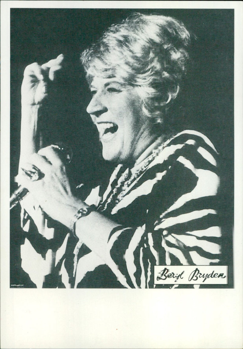 Beryl Bryden - Vintage Photograph