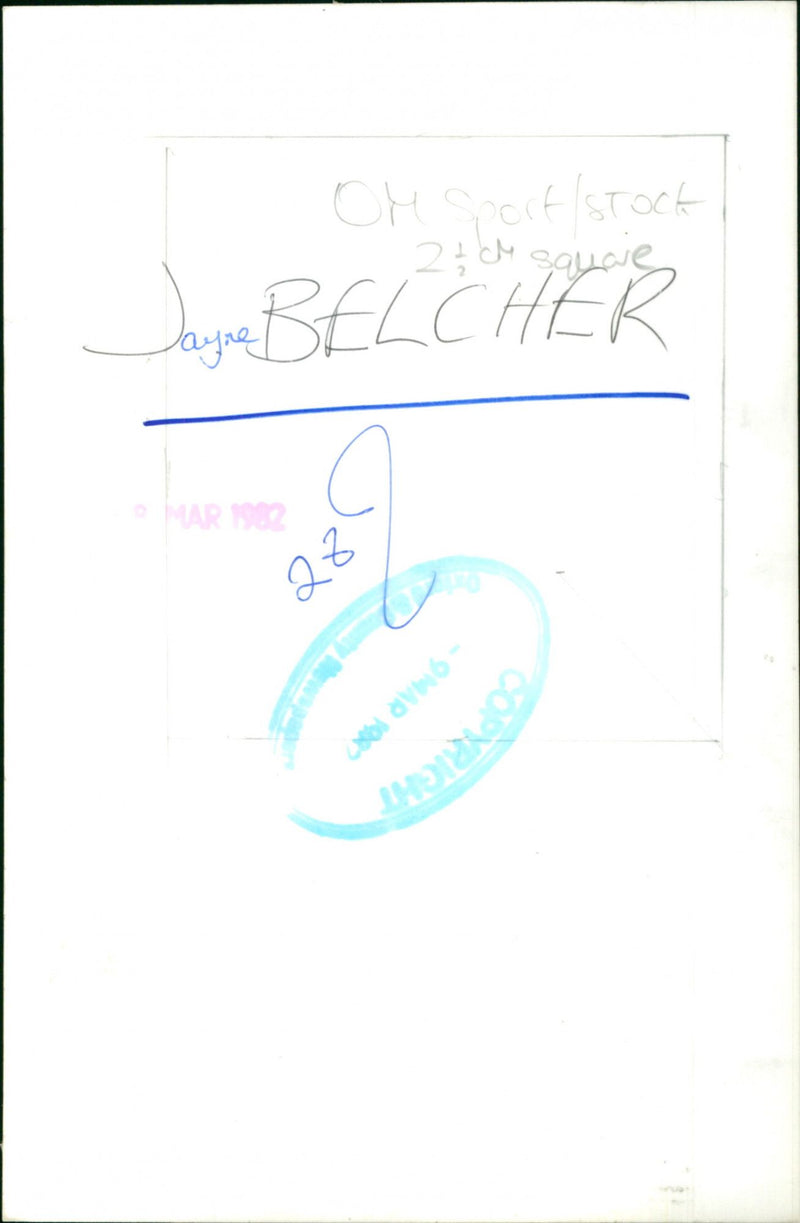 Jayne Belcher - Vintage Photograph