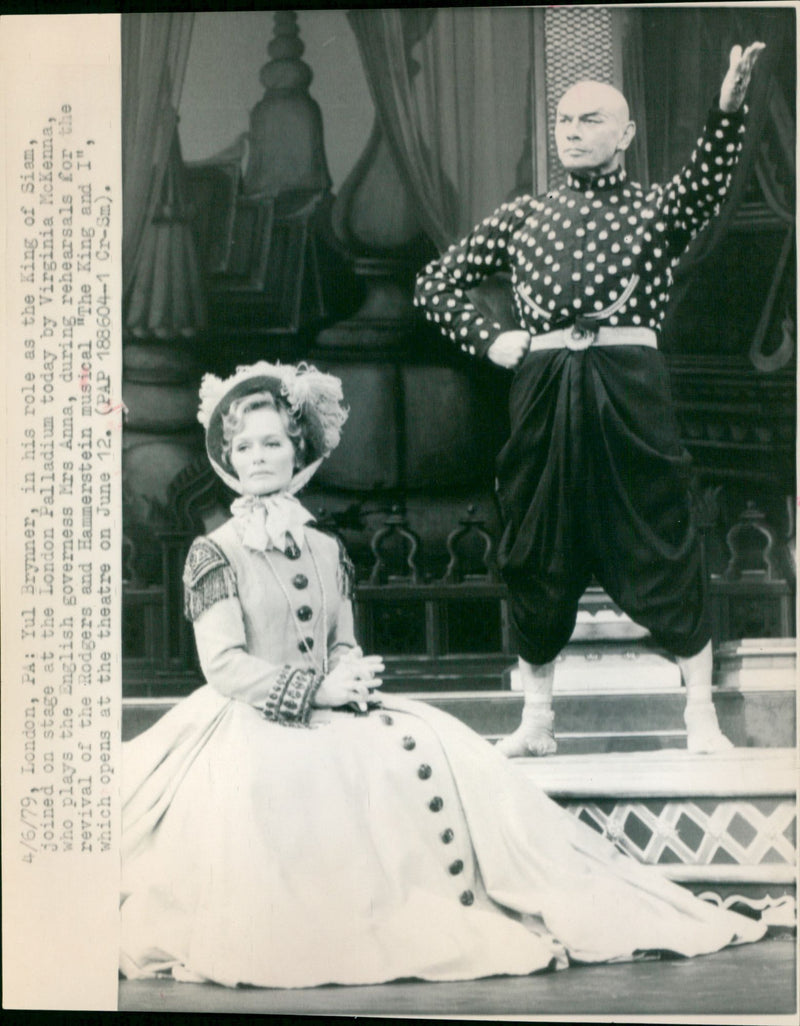 Yul Brynner - Vintage Photograph