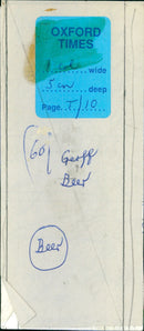 Geoff Beer - Vintage Photograph