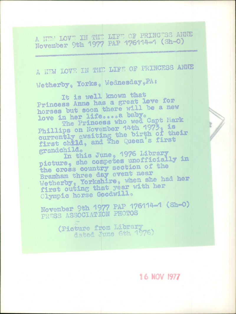 Princess Anne - Vintage Photograph