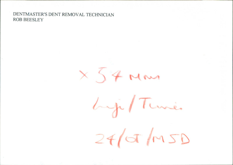 Rob Beesley - Vintage Photograph