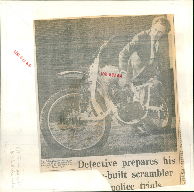 John Budgen - Vintage Photograph