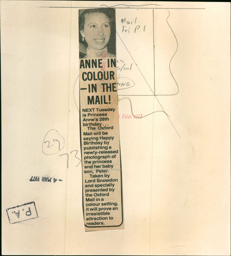 Princess Anne - Vintage Photograph