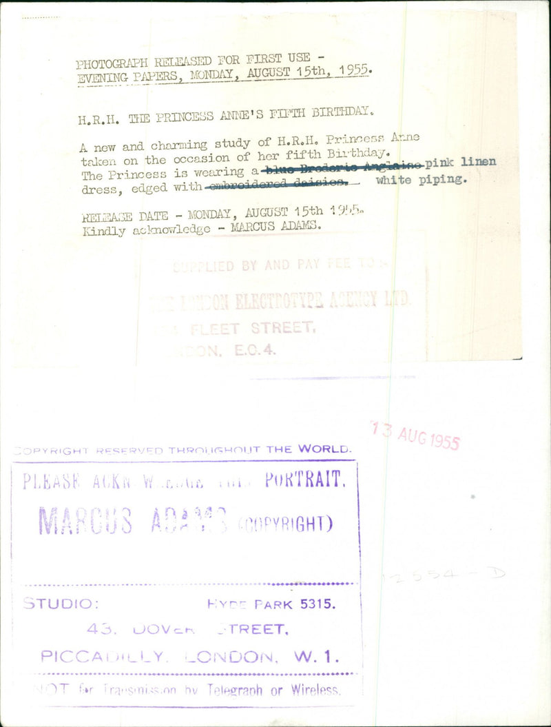 Princess Anne - Vintage Photograph