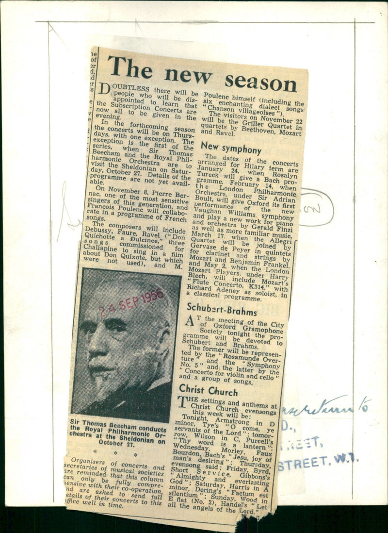 Sir Thomas Beecham - Vintage Photograph