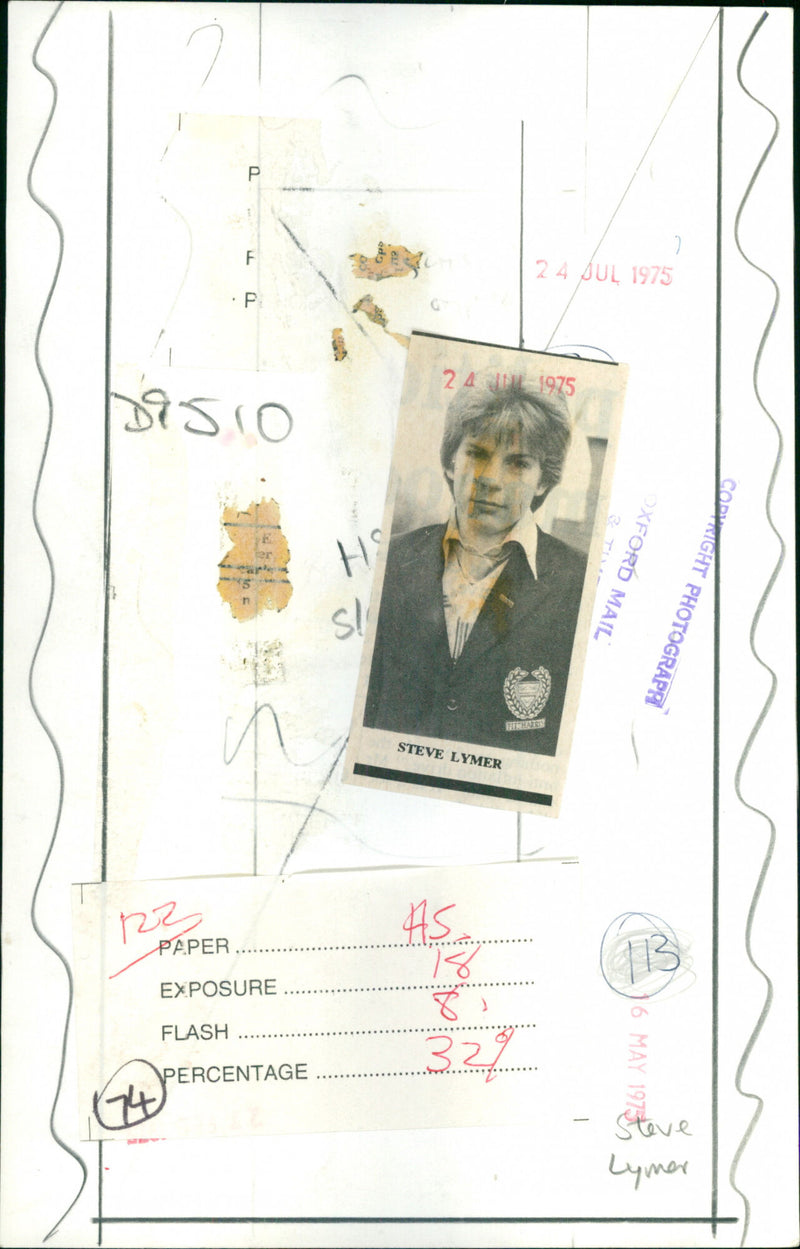 Steve Lymer - Vintage Photograph