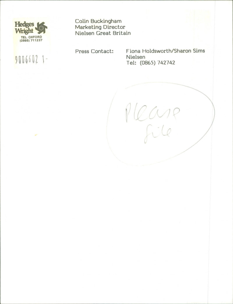 Colin Buckingham - Vintage Photograph