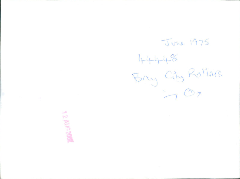 Bay City Rollers - Vintage Photograph