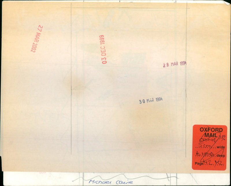 Michael Cain - Vintage Photograph