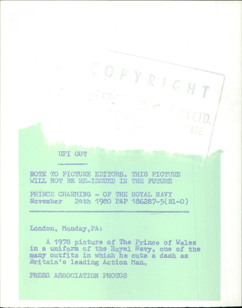 Prince of Wales - Vintage Photograph