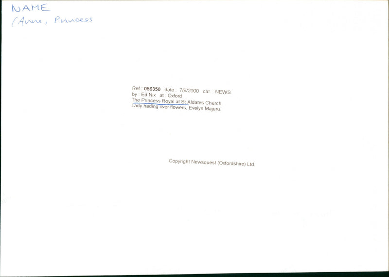 Princess Anne - Vintage Photograph