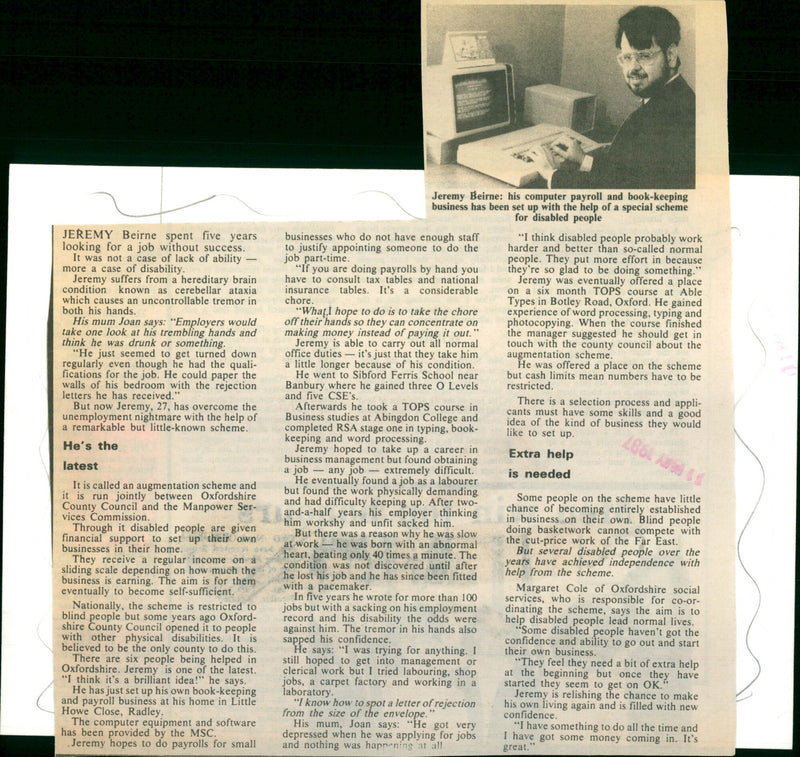 Jeremy Beirne - Vintage Photograph