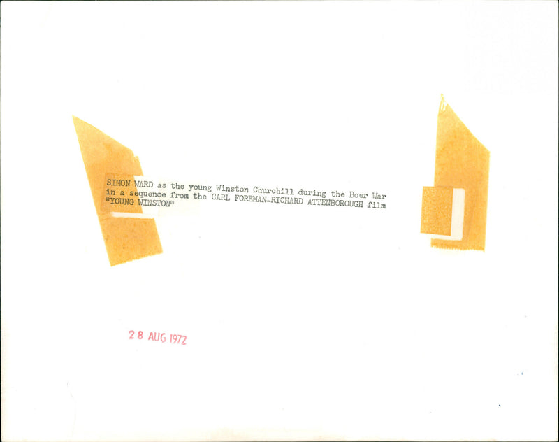 Simon Ward - Vintage Photograph