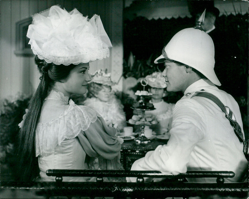 Simon Ward with Hane Seymour - Vintage Photograph