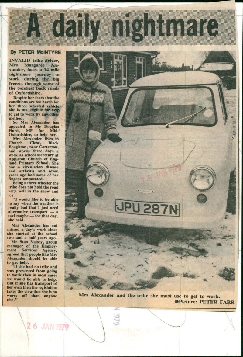 Mrs. Margaret Alexander - Vintage Photograph
