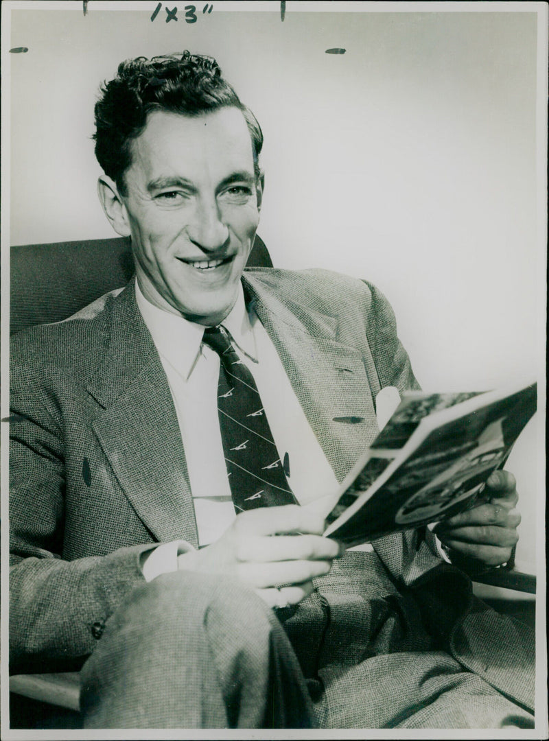 Raymond Baxter - Vintage Photograph