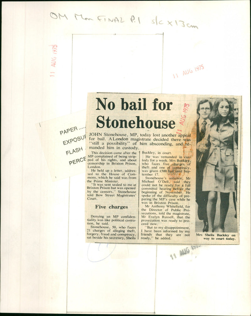 Sheila Buckley - Vintage Photograph