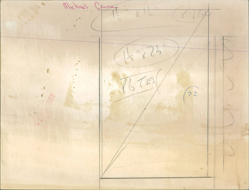 Michael Caine - Vintage Photograph