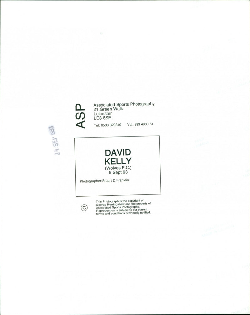 David Kelly - Vintage Photograph