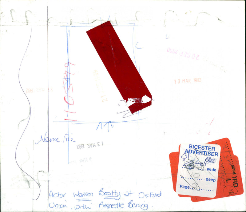 Warren Beatty - Vintage Photograph