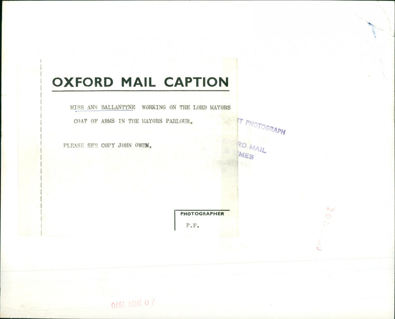 Ann Ballantyne - Vintage Photograph