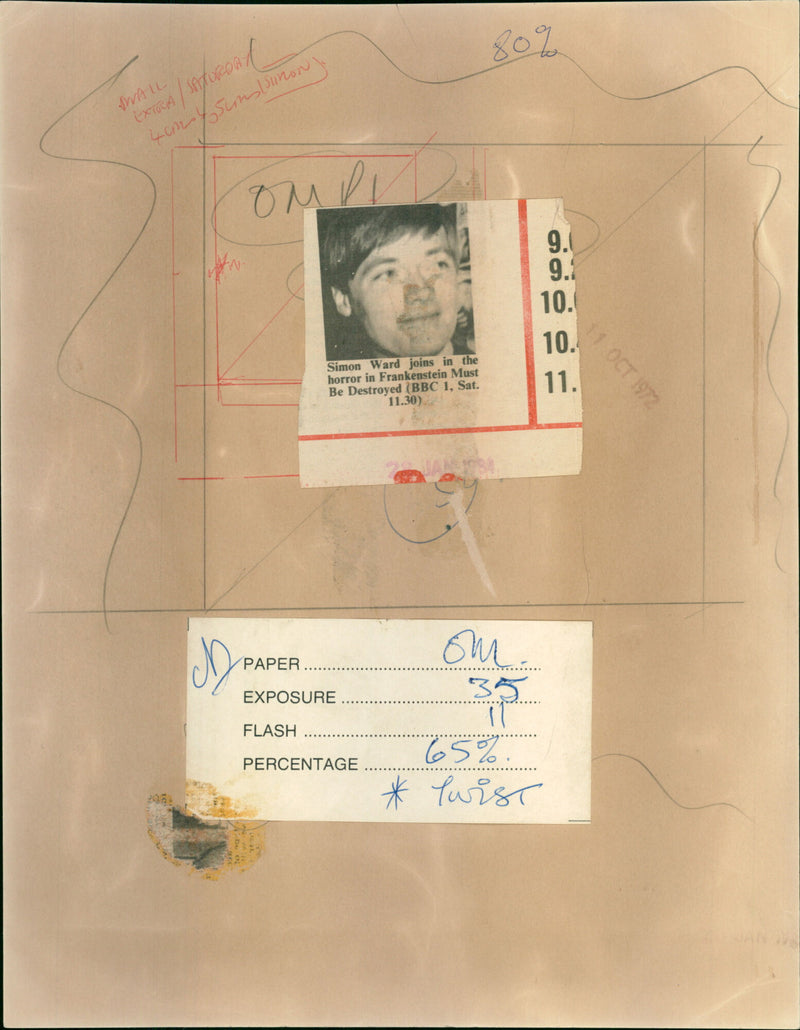 Simon Ward and Winston Spencer Churchill - Vintage Photograph