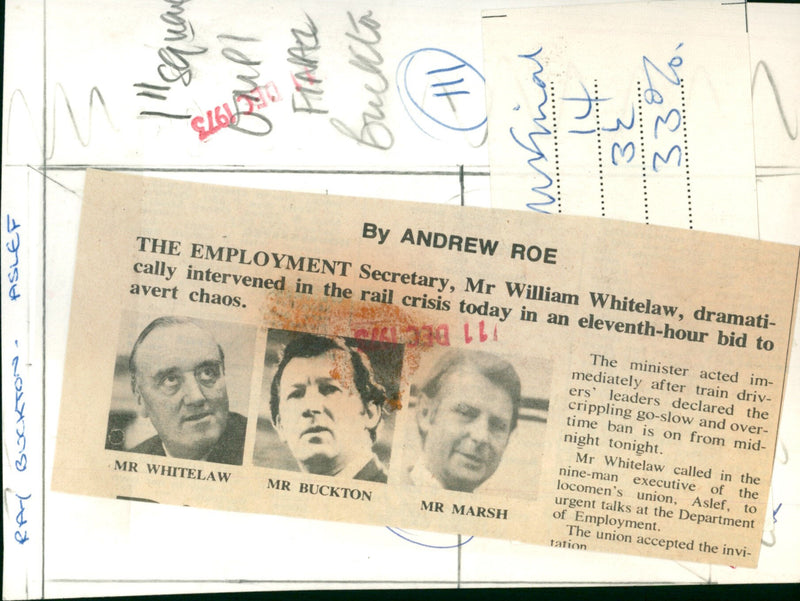 Ray Buckton - Vintage Photograph