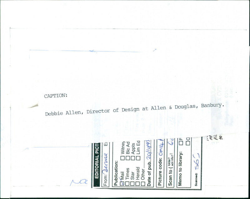 Debbie Allen - Vintage Photograph