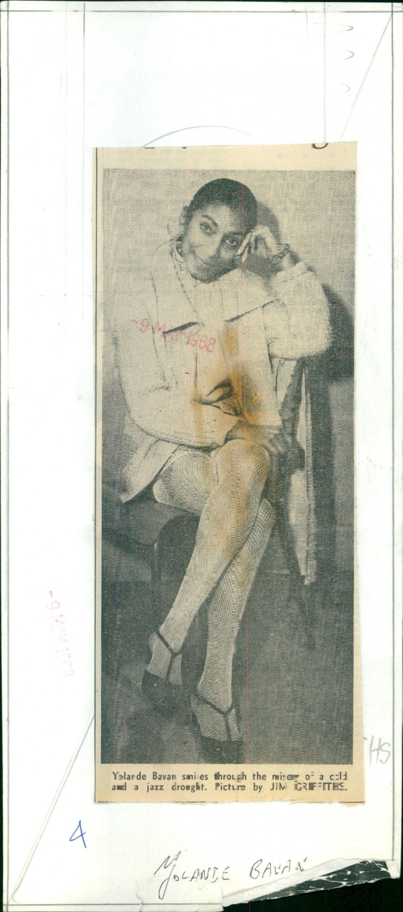 Yolande Bavann - Vintage Photograph