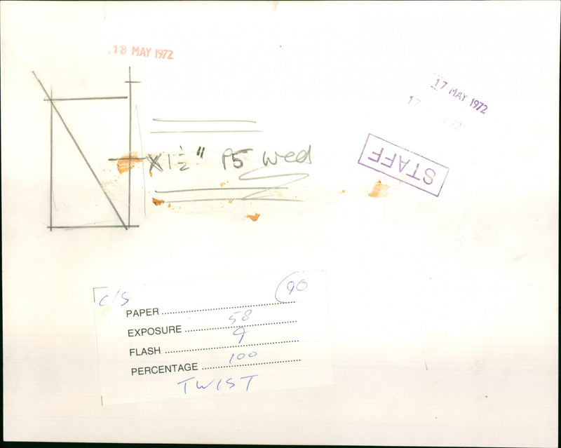 Simon Ward - Vintage Photograph