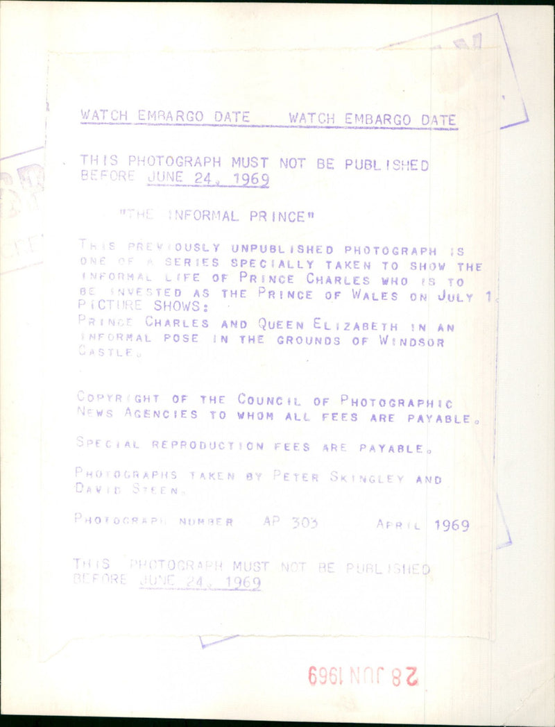 Prince of Wales - Vintage Photograph