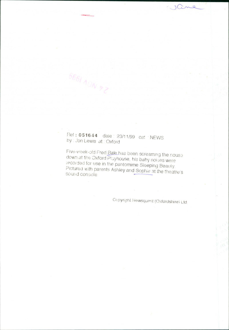 Sophie Bale - Vintage Photograph