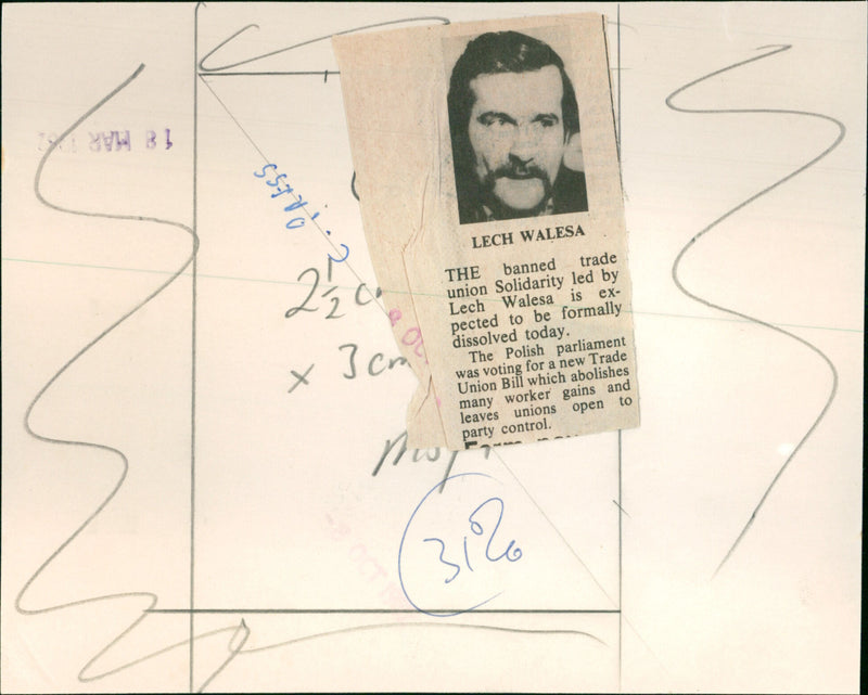 Lech Walesa - Vintage Photograph