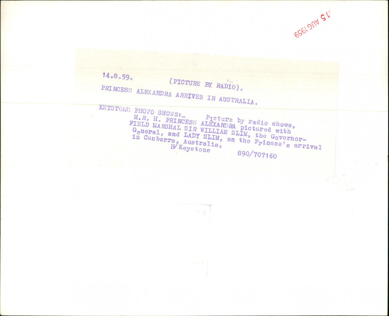 Princess Alexandra of Kent - Vintage Photograph